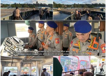 KP Wisanggeni-8005 Bawa Bantuan Kemanusiaan dari Sabang ke Malahayati