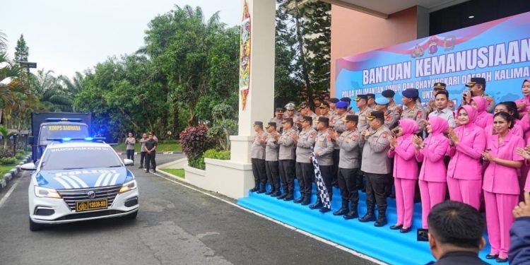 Polda Kaltim Kirim Bantuan Kemanusiaan ke Sumatra