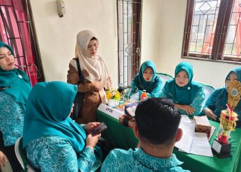 TP PKK Desa Pematang Dinilai dalam Kompetisi UP2K Kabupaten Balangan