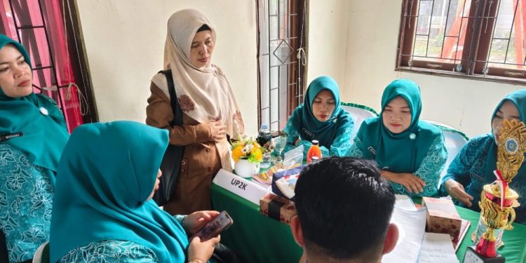 TP PKK Desa Pematang Dinilai dalam Kompetisi UP2K Kabupaten Balangan