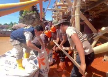 Polri Percepat Pemulihan Jembatan Pandan di Tapanuli Tengah