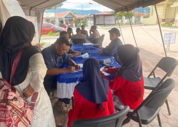Polres Aceh Tengah Sediakan Layanan Kesehatan Gratis di Posko Pengungsian