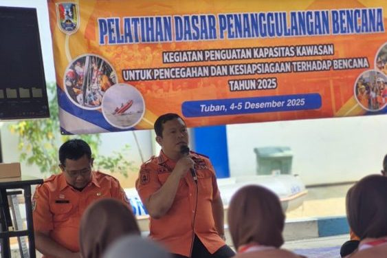 BPBD Tuban Adakan Pelatihan Relawan untuk Hadapi Bencana Hidrometeorologi