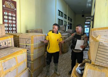 Bantuan Logistik dari Kapolri Tiba di Polres Aceh Tamiang, Pelayanan Kepolisian Diharapkan Segera Pulih