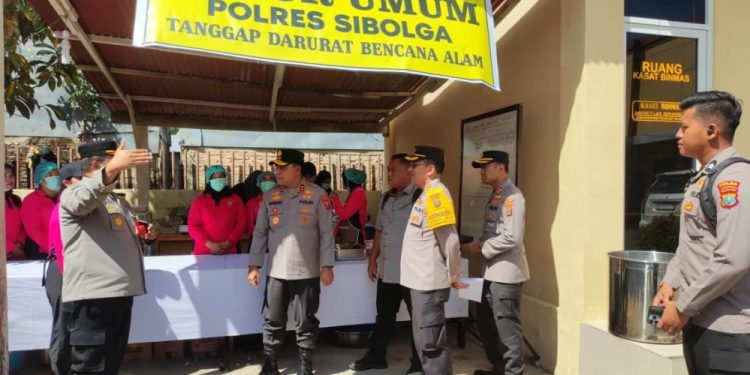 Kapolda Sumatera Utara Pantau Langsung Penanganan Bencana di Sibolga