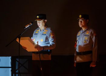 Kapolda Kalteng Pimpin Renungan Kebangsaan, Tekankan Nilai Ksatria Bhayangkara