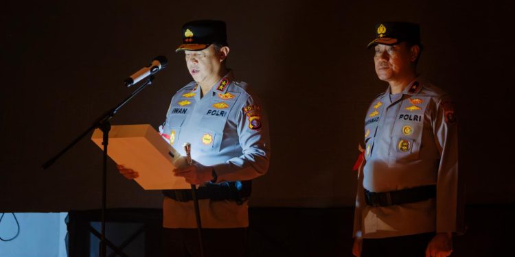 Kapolda Kalteng Pimpin Renungan Kebangsaan, Tekankan Nilai Ksatria Bhayangkara