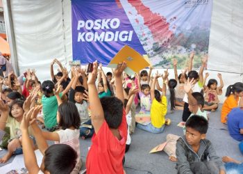 Kemkomdigi Berikan Dukungan Psikososial untuk Anak-Anak Terdampak Bencana di Tapteng