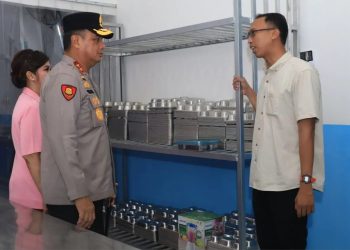 Kapolda Babel Tinjau Fasilitas SPPG Embun Satam di Belitung