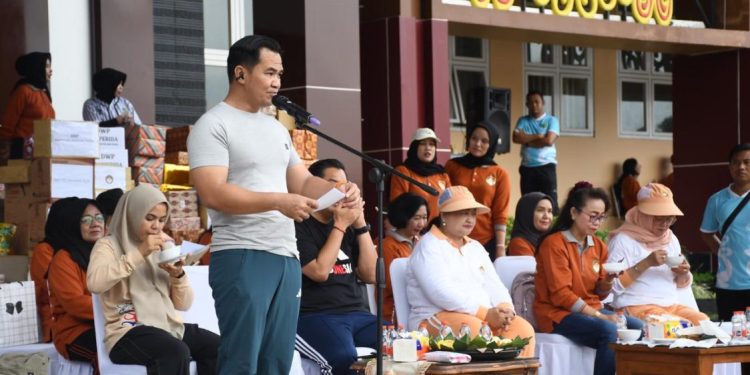 Jalan Sehat DWP Pulang Pisau Perkuat Kebersamaan dan Organisasi