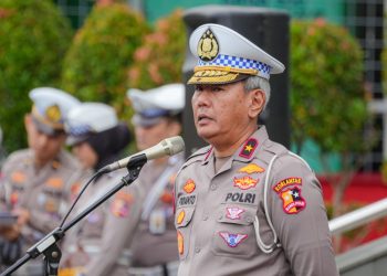 Dirkamsel Korlantas Polri Pimpin Apel Pagi, Tekankan Persiapan Jelang Operasi Lilin 2025
