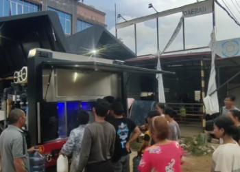 Upaya Brimob Polda Sumut Atasi Krisis Air Bersih di Tapanuli Tengah