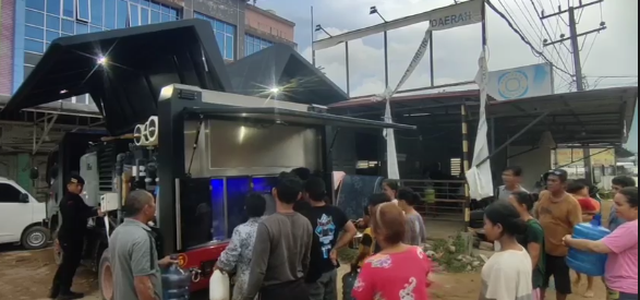 Upaya Brimob Polda Sumut Atasi Krisis Air Bersih di Tapanuli Tengah