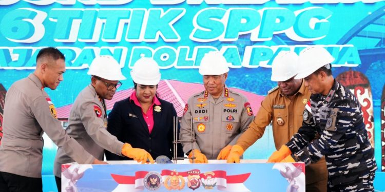 Polri Resmikan Pembangunan 6 SPPG Baru di Papua