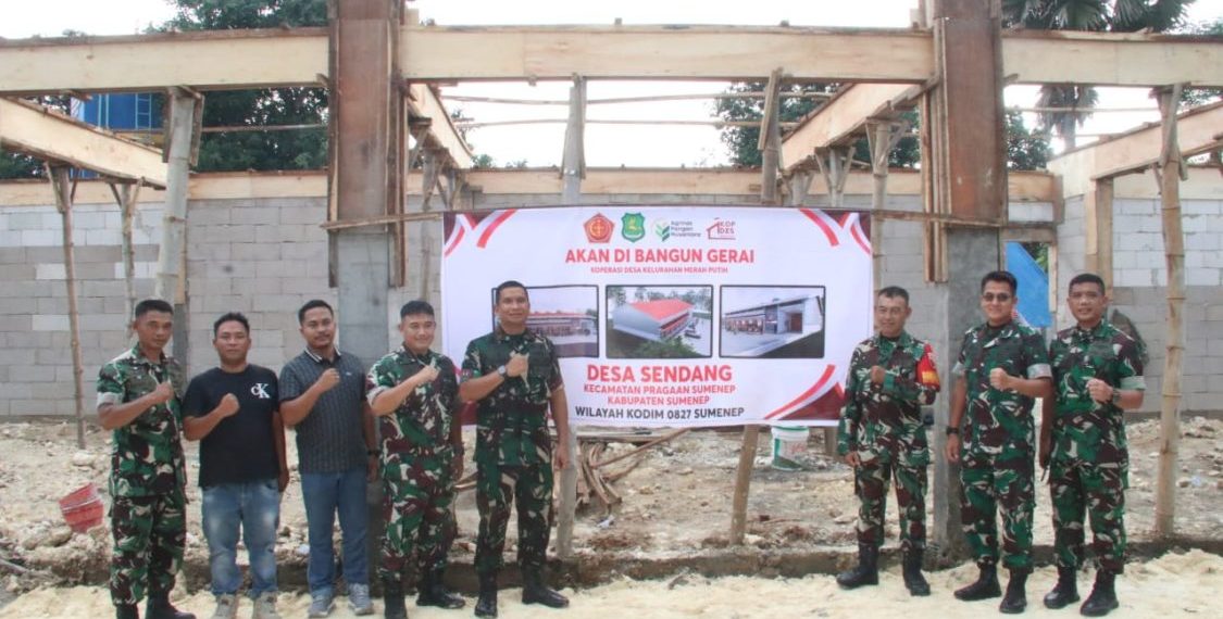 Danrem 084/BJ Tinjau Progres Pembangunan Koperasi Merah Putih di Sumenep