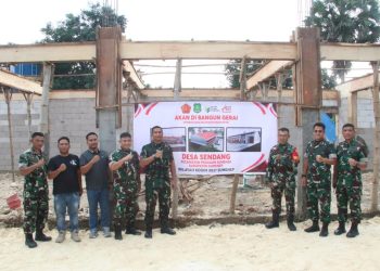 Danrem 084/BJ Tinjau Progres Pembangunan Koperasi Merah Putih di Sumenep