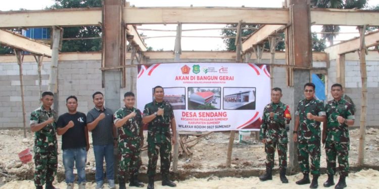 Danrem 084/BJ Tinjau Progres Pembangunan Koperasi Merah Putih di Sumenep