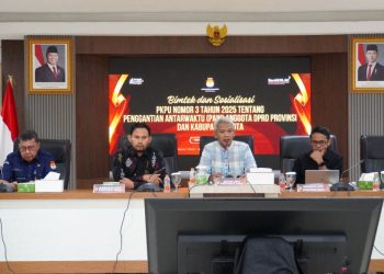 KPU Riau Gelar Bimtek PKPU 3/2025 untuk Standarisasi Layanan PAW