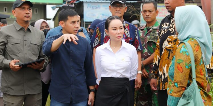 Li Claudia Chandra Tinjau Pembangunan TPS BIN Tertutup di Batam