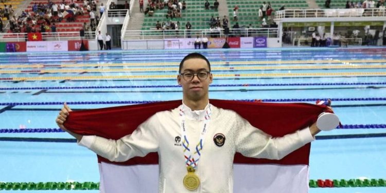 Jason Donovan Yusuf Raih Emas Pertama untuk Indonesia di Renang SEA Games 2025