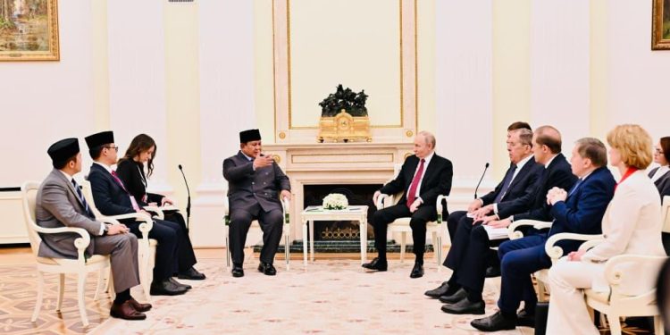 Pertemuan Prabowo dan Putin di Kremlin Perkuat Diplomasi Indonesia-Rusia
