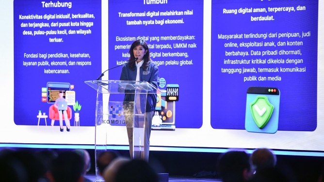 Kemkomdigi Umumkan Arah Baru Digital Indonesia: Terhubung, Tumbuh, Terjaga