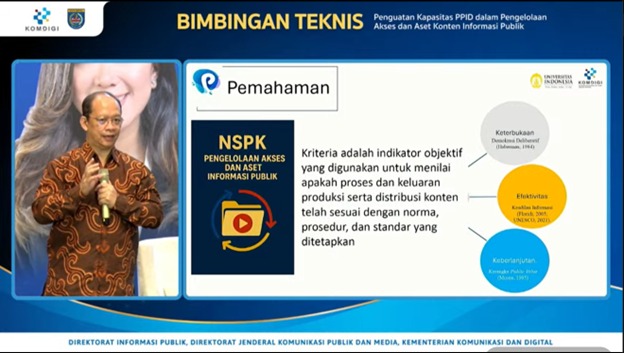 Pentingnya NSPK dalam Pengelolaan Informasi Publik