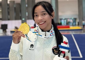 Tharisa Dea Florentina dan Samuel Marbun Raih Emas Wushu di SEA Games 2025