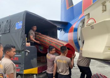 Polri Salurkan 2,1 Ton Bantuan Logistik untuk Aceh Tengah