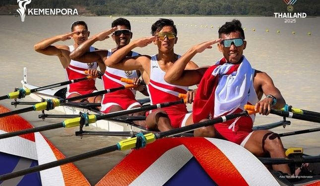 Tim Dayung Indonesia Raih Dua Medali Emas di SEA Games 2025 Thailand