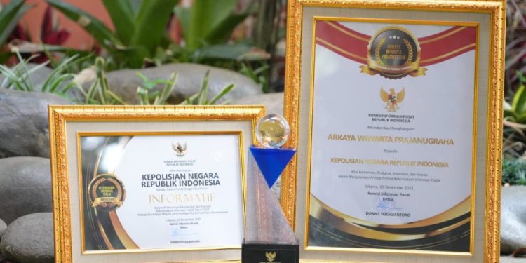 Polri Raih Penghargaan Keterbukaan Informasi Publik 2025