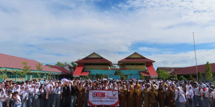 Edukasi Pencegahan Radikalisme Diberikan kepada 800 Siswa di SMAN 1 Sungai Raya