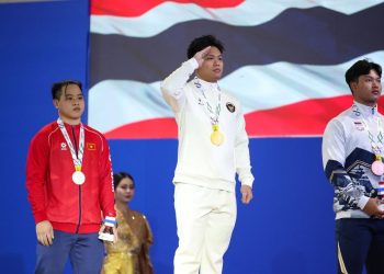 Rahmat Erwin Abdullah Sabet Emas di Angkat Besi 88 kg Putra SEA Games 2025