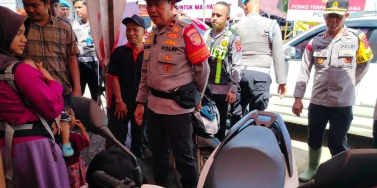 Polda Sumatera Barat Sediakan Servis Motor Gratis untuk Korban Bencana di Aceh