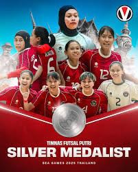 Timnas Futsal Putri Indonesia Raih Perak Setelah Kalah dari Vietnam