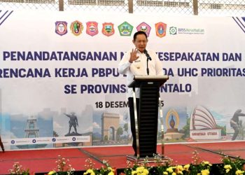 Gubernur Gorontalo Diganjar Penghargaan UHC dari BPJS Kesehatan