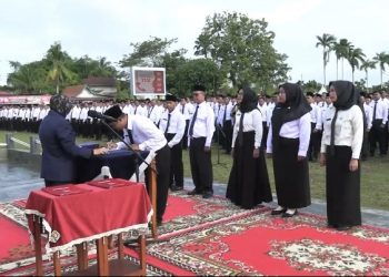 Bupati Siak Resmi Angkat 3.054 Tenaga Honorer Menjadi PPPK