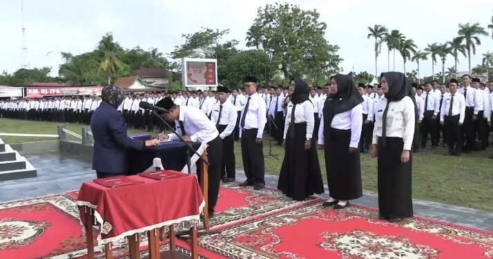 Bupati Siak Resmi Angkat 3.054 Tenaga Honorer Menjadi PPPK