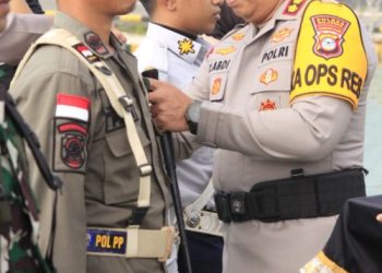 Polres Balangan Laksanakan Apel Operasi Lilin Intan 2025 untuk Amankan Natal dan Tahun Baru