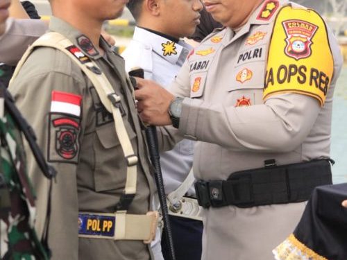 Polres Balangan Laksanakan Apel Operasi Lilin Intan 2025 untuk Amankan Natal dan Tahun Baru