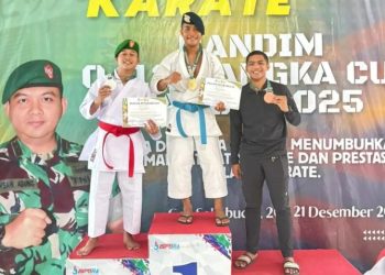 Bripda Naufal Fadilah Raih Juara di Kejuaraan Karate Bergengsi