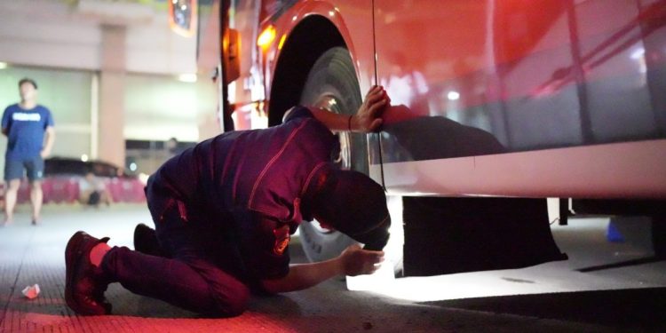 Kemenhub Gelar Rampcheck untuk Bus Mudik Gratis Nataru 2025/2026