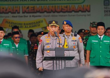 Kapolri Tekankan Kesiapsiagaan Bencana dalam Apel Kebangsaan Banser