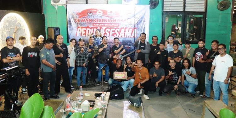 Seniman Kapuas Lakukan Penggalangan Dana untuk Korban Bencana di Sumatra