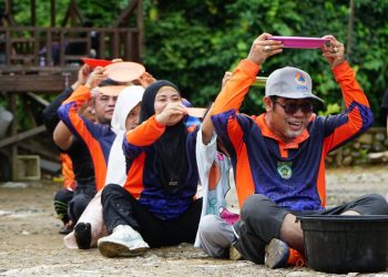 BPBD Balangan Adakan Family Gathering di Loksado untuk Pererat Kebersamaan