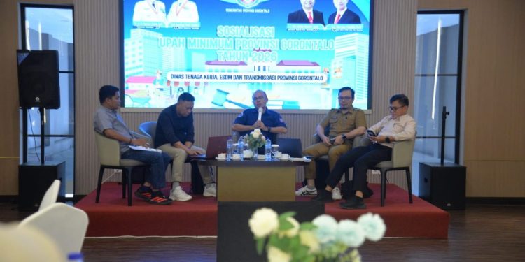 Disnakertrans Gorontalo Adakan Sosialisasi UMP 2026