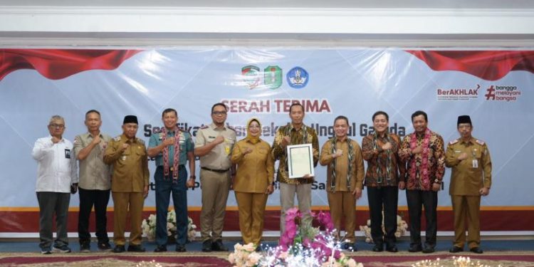 Pembangunan Sekolah Unggul Garuda di Mempawah Diresmikan