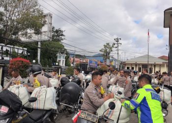 Polres Aceh Tengah Distribusikan Bantuan Logistik ke Tiga Kecamatan Terdampak Bencana