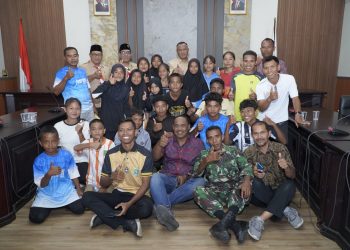 Pemkot Tidore Kepulauan Sambut Atlet Juara Umum Kejurprov Atletik 2025