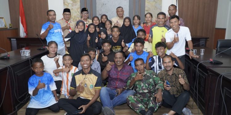 Pemkot Tidore Kepulauan Sambut Atlet Juara Umum Kejurprov Atletik 2025